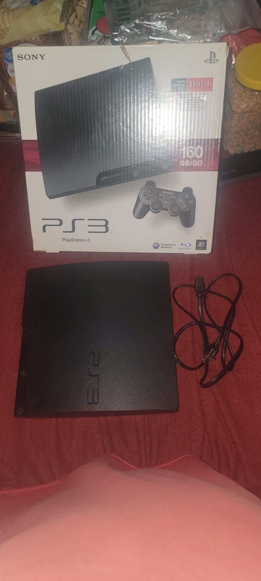 Ps3 With Box No Controller And Hdmi hard drive has been wiped