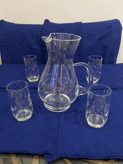 Princess House Jarra & Vasos 