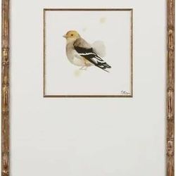 Ethan Allen Watercolor Bird II Framed Artwork