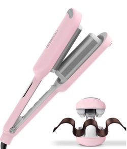 Curling Iron Hair Crimper Waver - TYMO ROVY Beach Waves Curling Wand, Ionic Deep