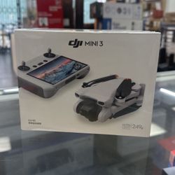 New Dji Mini 3 With Rc Remote