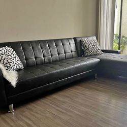 Black Sectional 