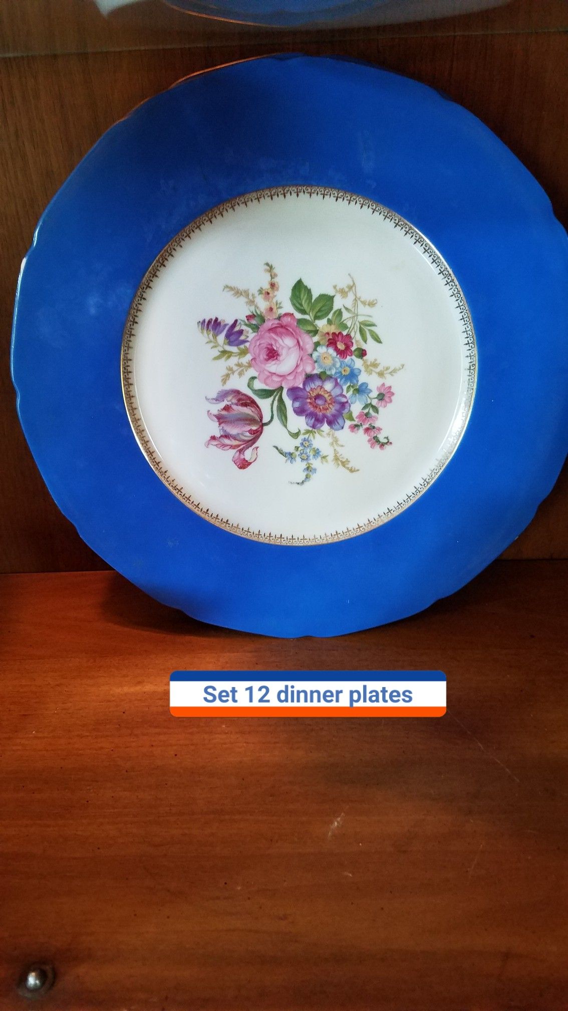 Antique dinner plates