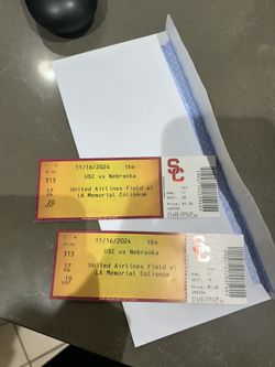 2 USC Vs Nebraska Tickets