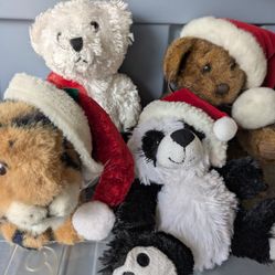 Plushie Bears And Tiger