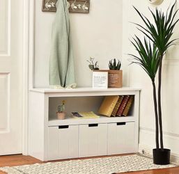 White Kid’s Bench with Drawers  | $60 OBO