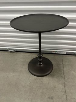 World Market Pedestal Side Table (4 Available)