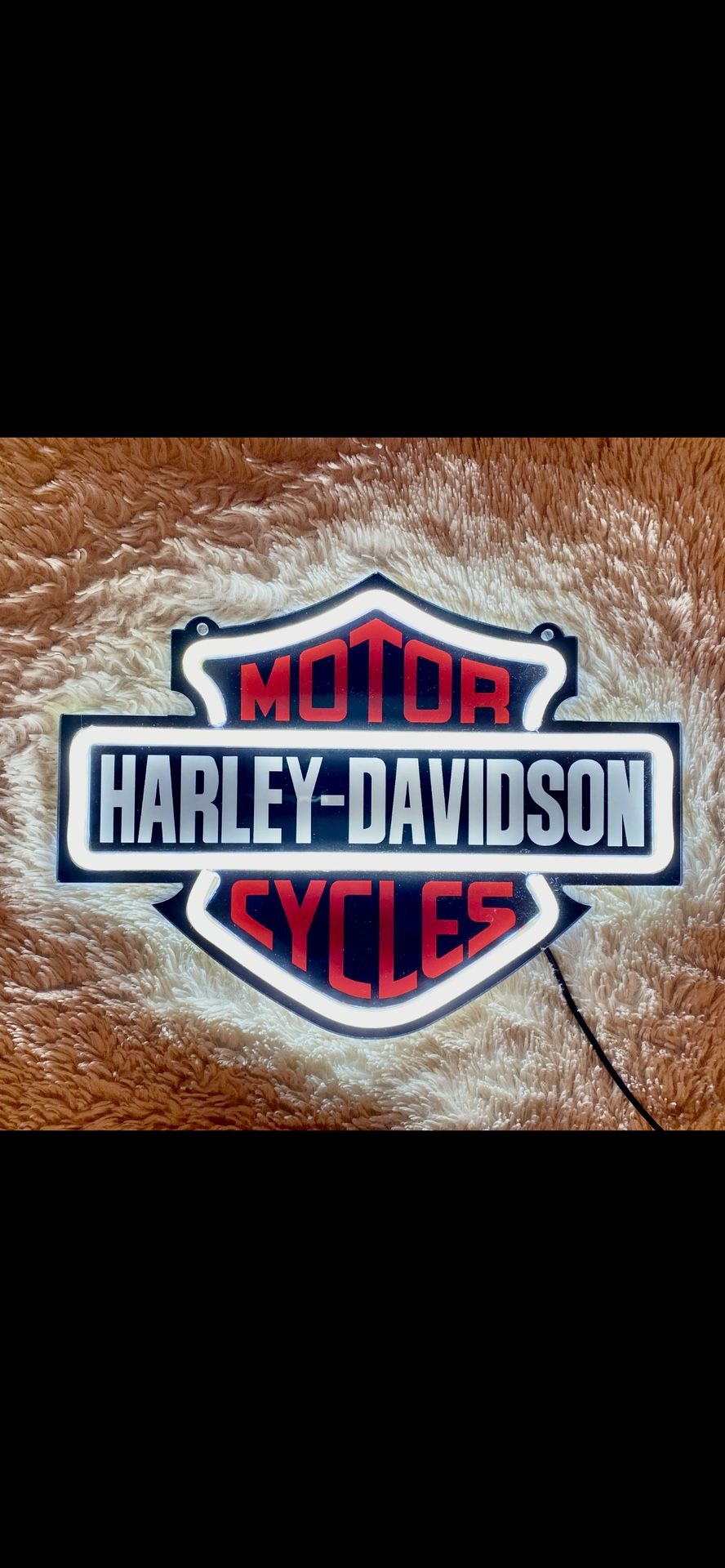 Harley Davidson Neon LED light