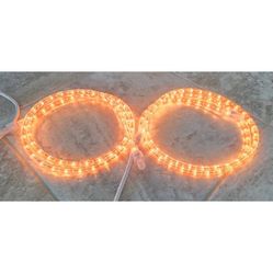 Flexible and Connectable LED Tube Rope Lights & Mounting Tracks Set