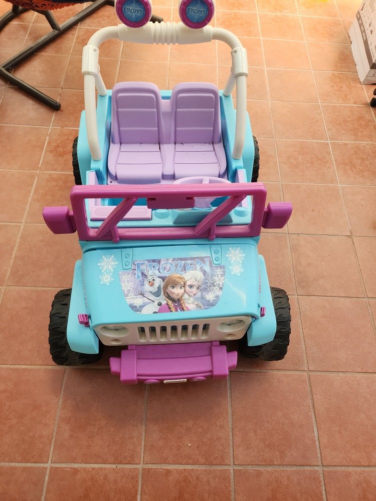 Power Wheels Disney Frozen Jeep Wrangler