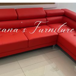 New Red Sectional (black,grey,white Available)