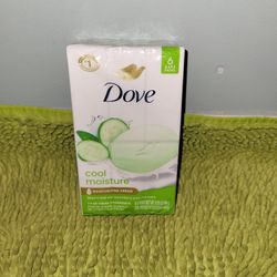 6 Bar Soap Dove Cucumber And Green Tea Scent 