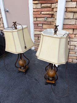 Rustic lamp for bedroom