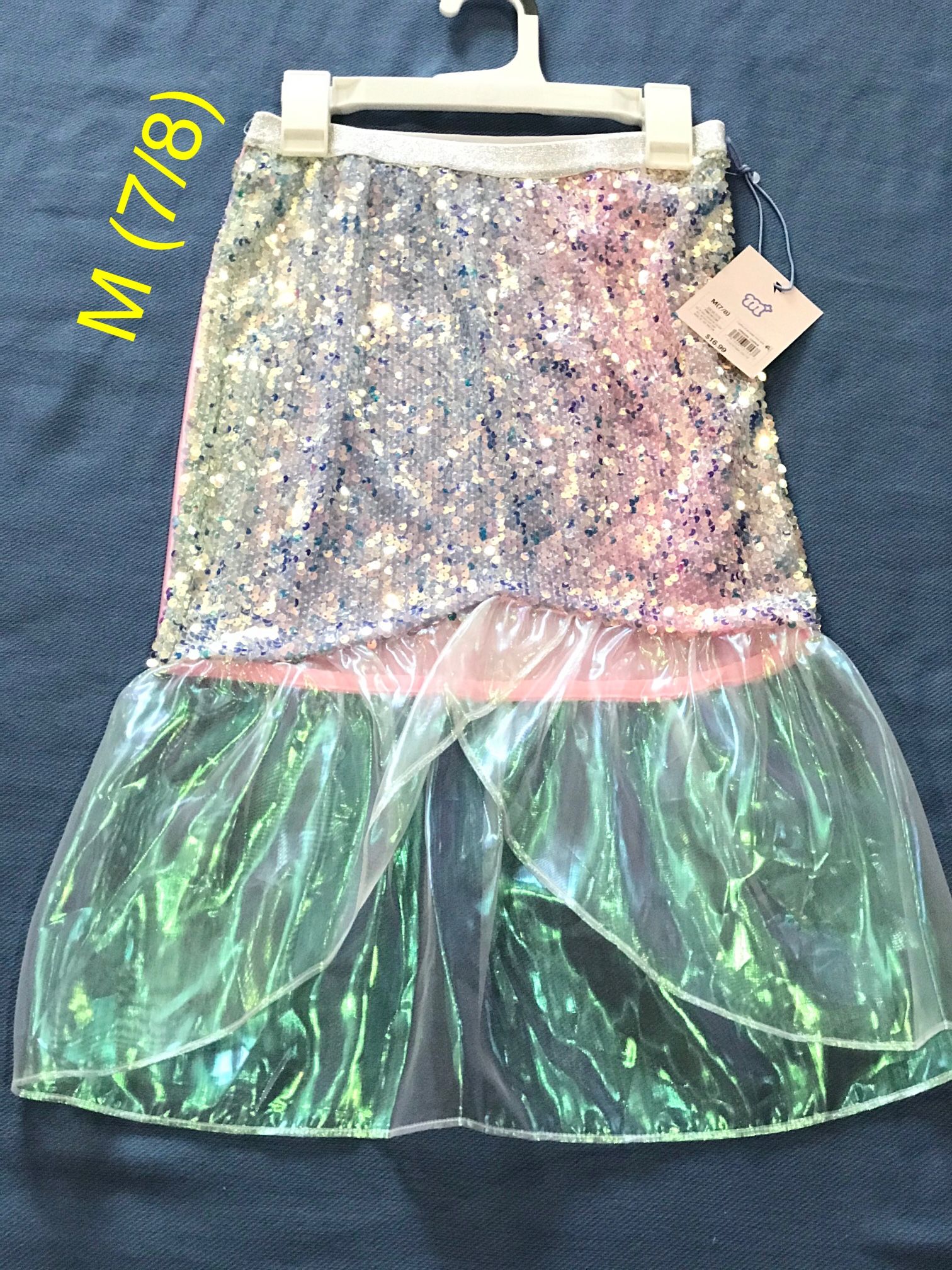 New more than magic Mermaid Tail Skirt π§ββοΈ Toddler Size M (7/8) (Nuevo). FIRM. NO TRADES. NO SHIPPING (East Palmdale)