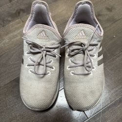 Girls adidas Cloudfoam Pure Kids' Lifestyle Running Shoes Size 2Y