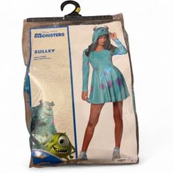 Disney Monsters Inc women’s Sulley costume hooded dress