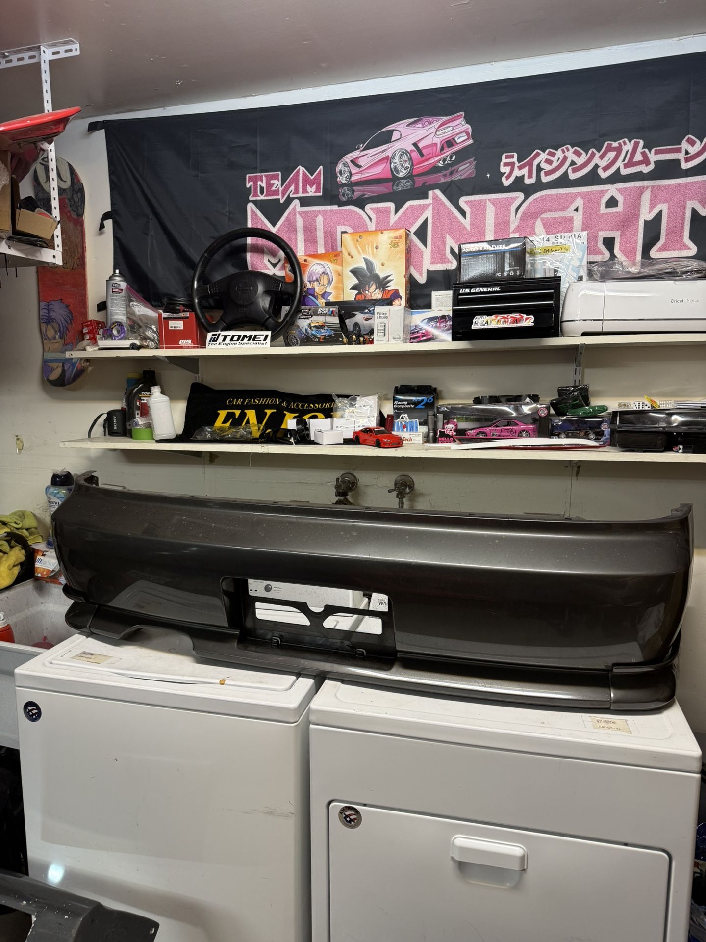 OEM S14 Kouki Rear Bumper + Rear OEM Valences 