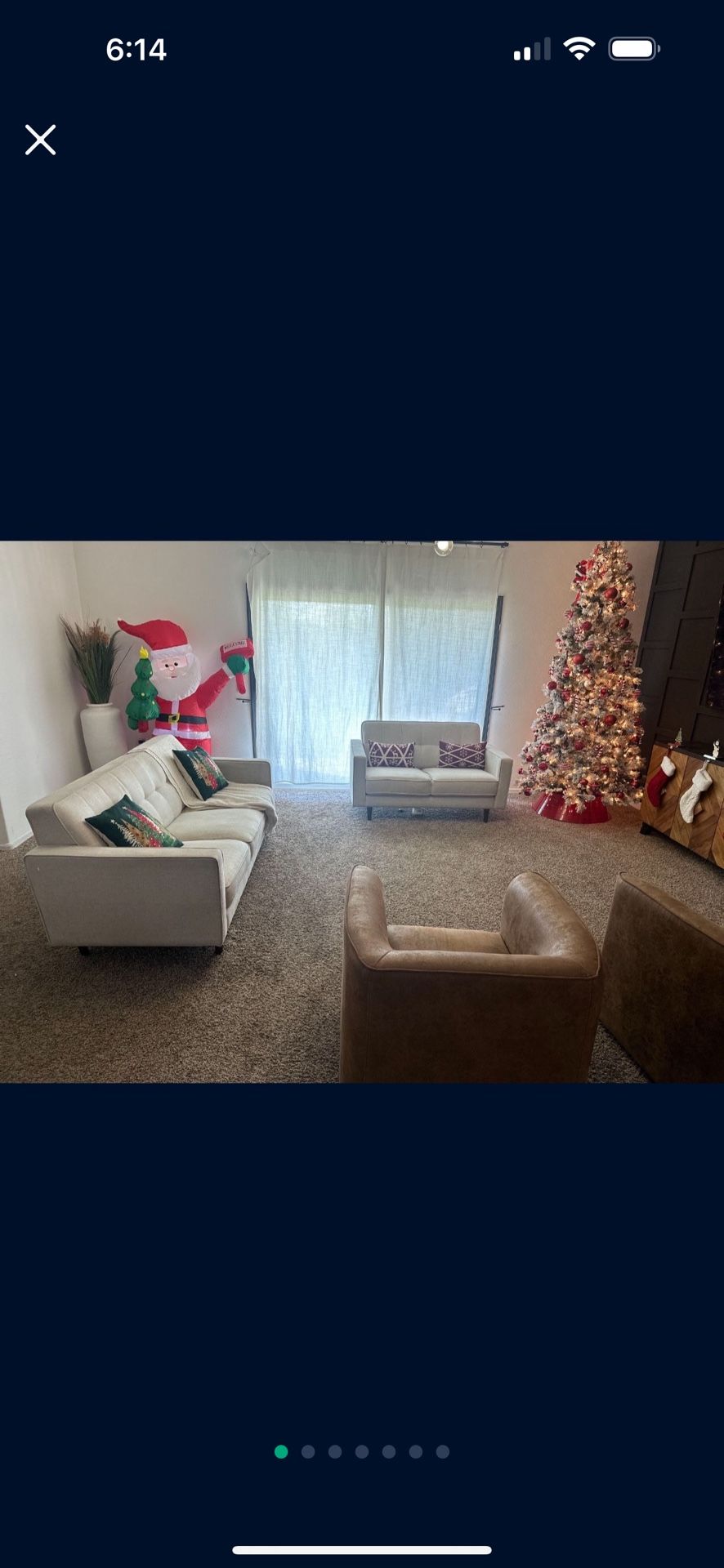 Couch and loveseat