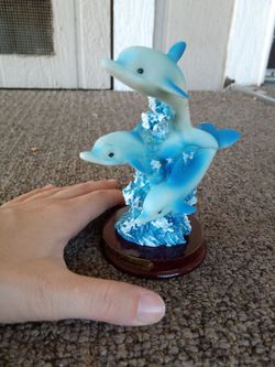 Blue Dolphin Ornament