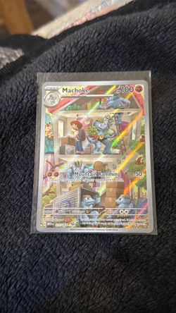 Machoke 177/165 Sv: Scarlet & Violet 151 Illustration Rare Holo HP100 Stage 1 EN