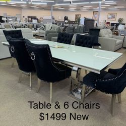 Table And 6 Chairs 