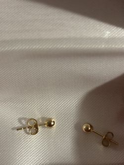 14K Pure Gold Studs (for Kids &babies Ideally)