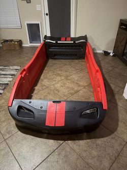 Twin Car bed and Dresser