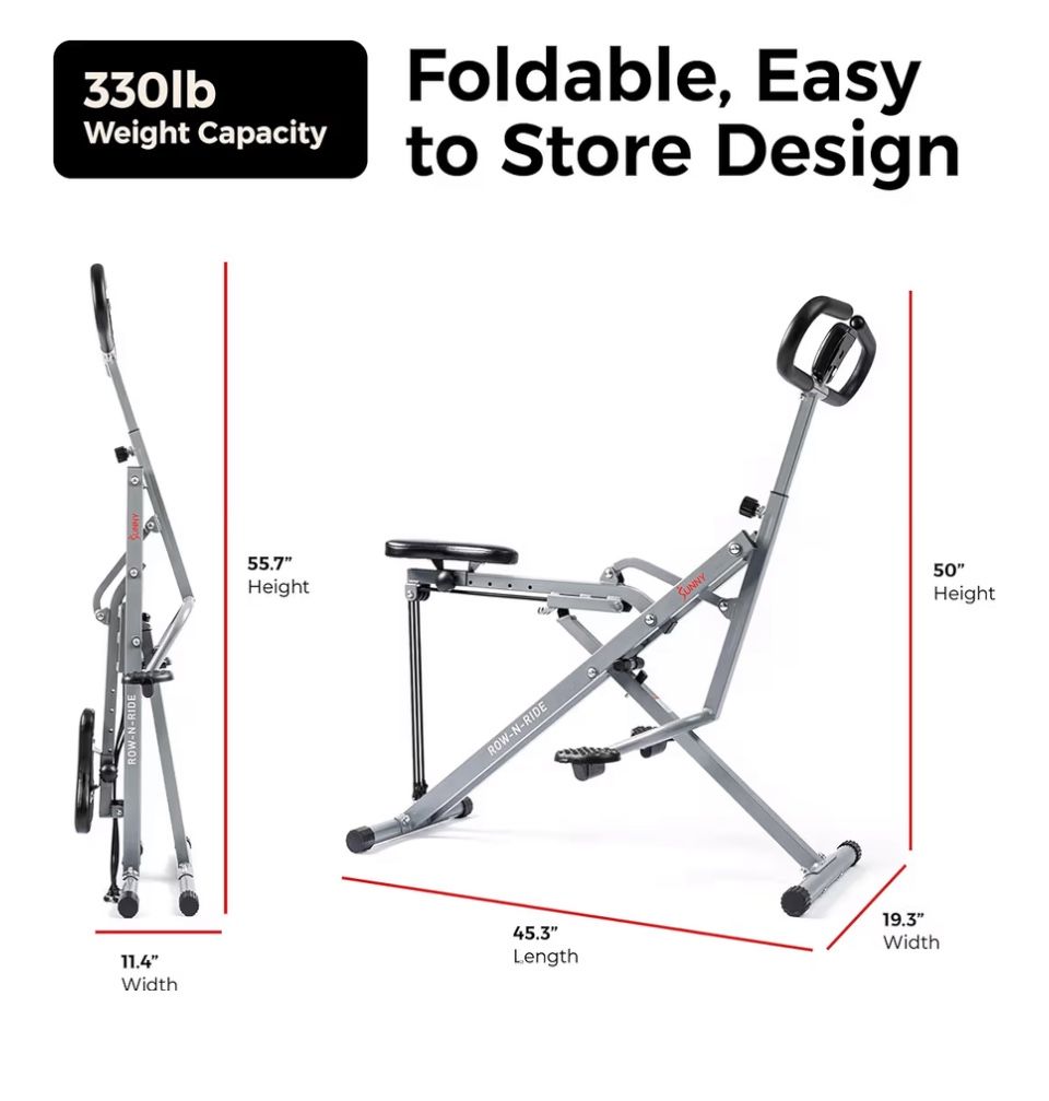 Sunny Row  & Ride Squat Machine 