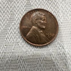 One Cent Lincoln Penny From 1957
