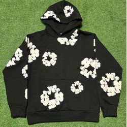 DENIM TEARS Hoodie Black And White