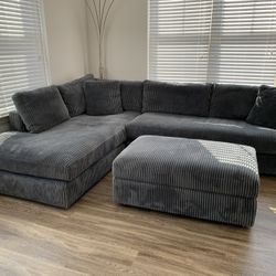 New Grey Sectional 