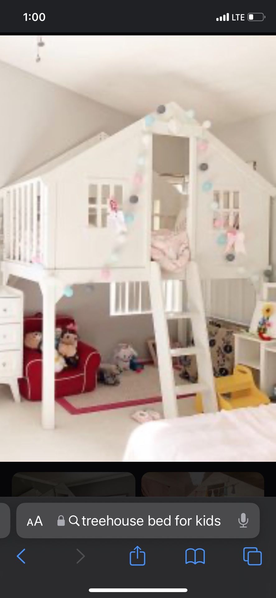 Loft Tree House Bed (white)