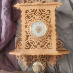 Hand Made Wood Clock
