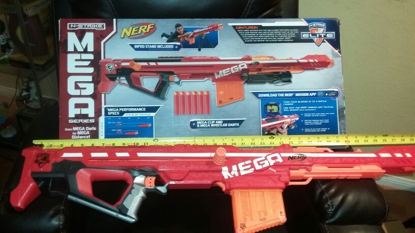 Nerf Mega Centurion Sniper Rifle - Toys - Rohnert Park, California