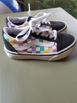 Vans Kids Shoes Size 11 - Almost Brand New !!