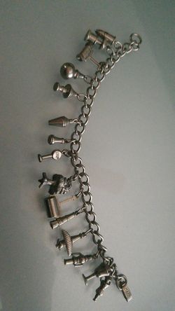 Marine bracelet that tells a story with each charm