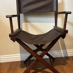 Leather Director Chair