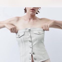 Zara Corset Top Size S