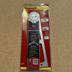 Starrett ProSite Miter Protractor Angle Finder with Two Laser Engraved Scales - Ideal for Carpenters, Plumbers, and DIY Home Improvement - 12" Aluminu