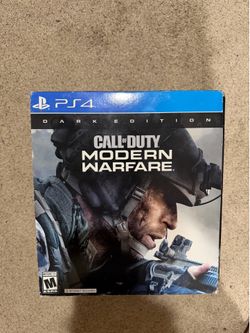 CALL OF DUTY MODERN WARFARE PS4 DARK EDITION NIGHT VISION GOGGLES AND STAND BOX