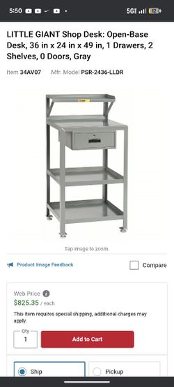 Little Giant Shop Desk 