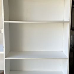 White Bookcase Bookshelf Wood