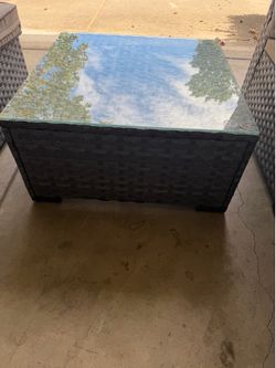 🌟 Complete Backyard Patio Bundle – Furniture, Fire Pit & Cantilever Umbrella 🌟