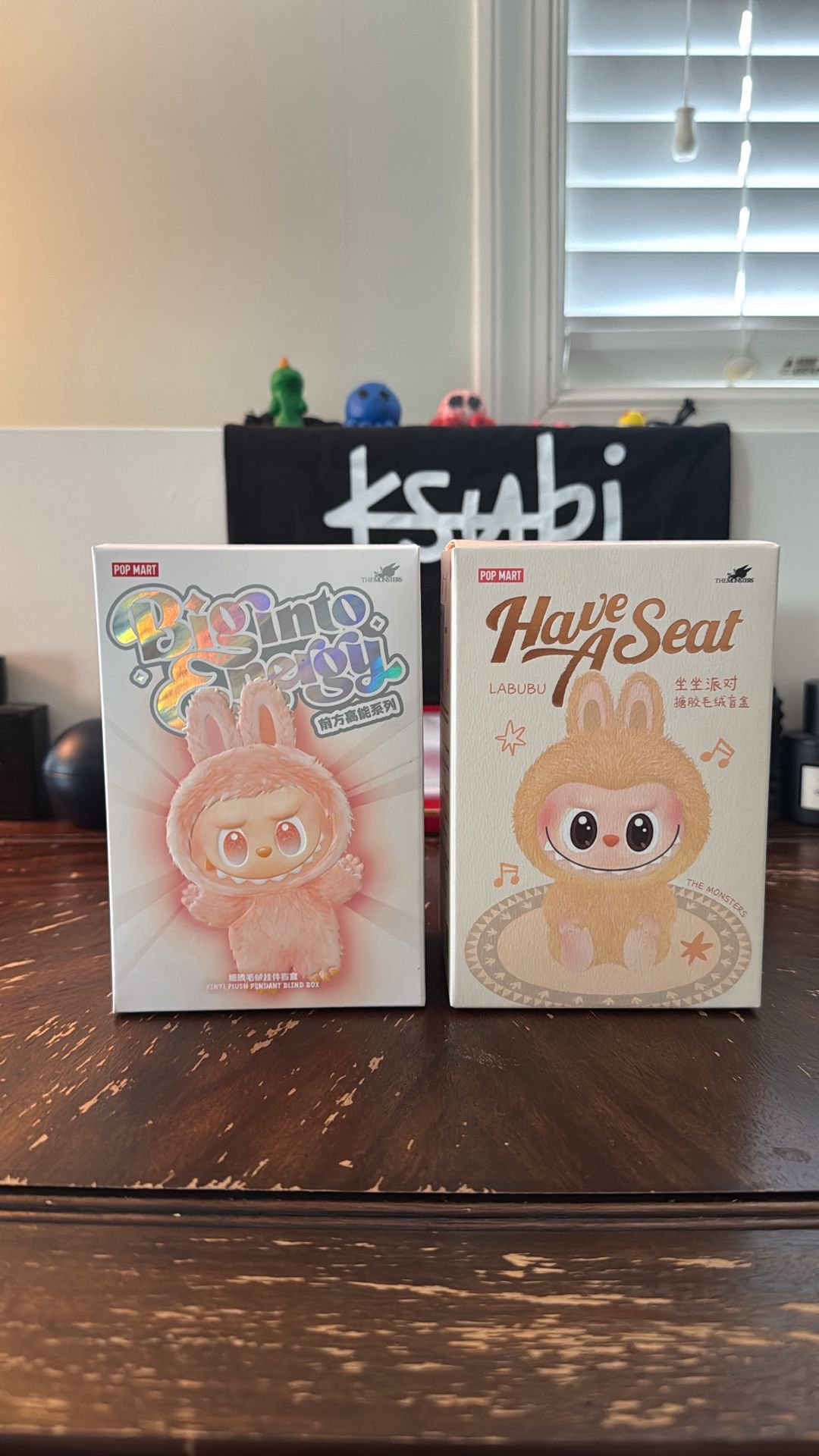Labubu Have a Seat and Big into energy Blind boxes