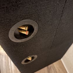 Speaker Box for 2 12inch Subwoofers! 