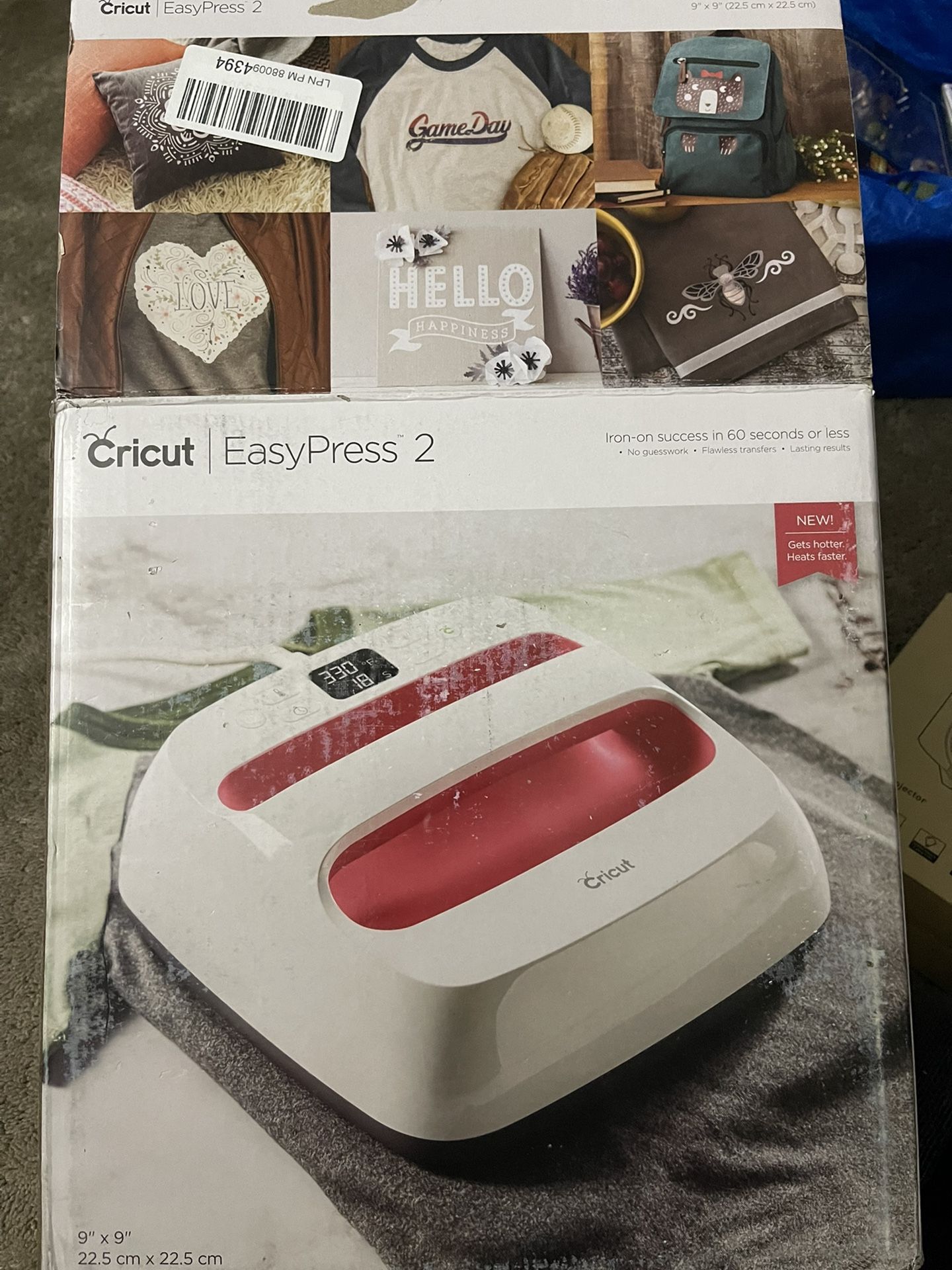 Cricut EasyPress 2, Raspberry - 9 x 9