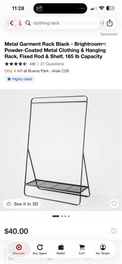 clothing rack