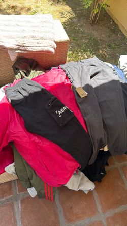 Brand new bag of clothes from closet cleanup