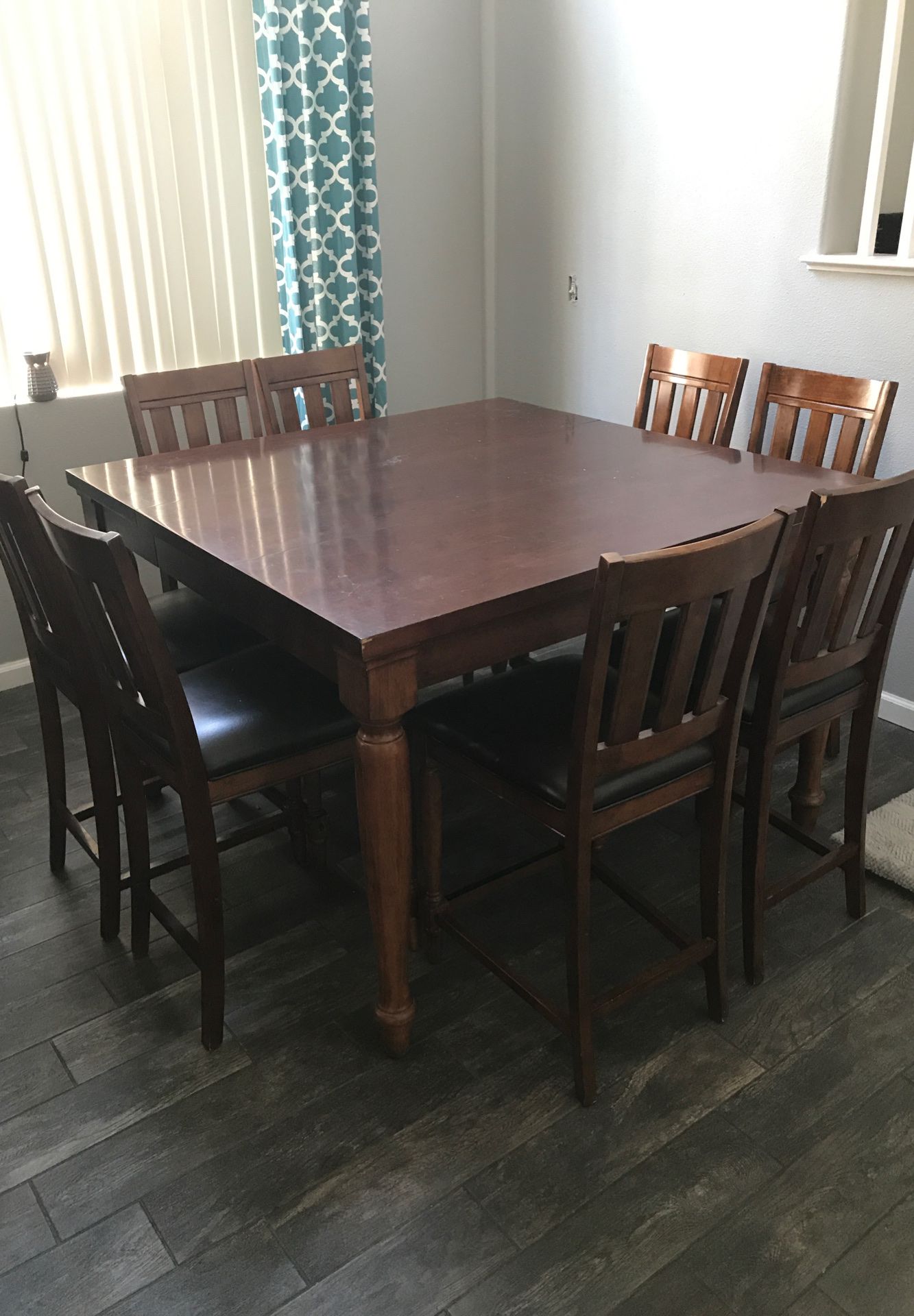8 chair high barstool kitchen table