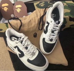BAPE Bape Sta #6 Low Sneakers - Reverse Black/White
